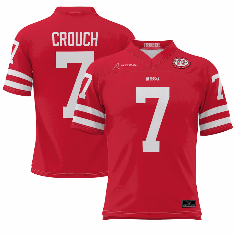 Eric Crouch Nebraska Huskers GameDay Greats Youth Heisman Football Jersey - Scarlet - ujerseystore