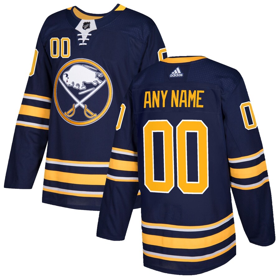 Men's Buffalo Sabres adidas Navy Authentic Custom Jersey - ujerseystore