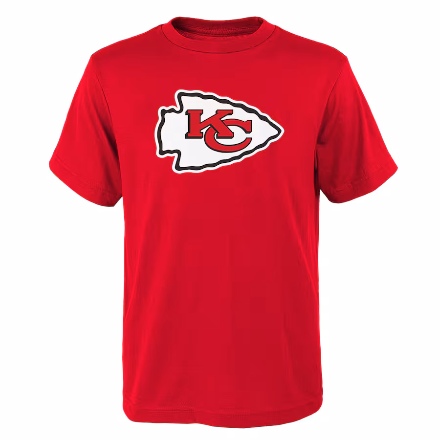 Youth Kansas City Chiefs Red Primary Logo T-Shirt - ujerseystore