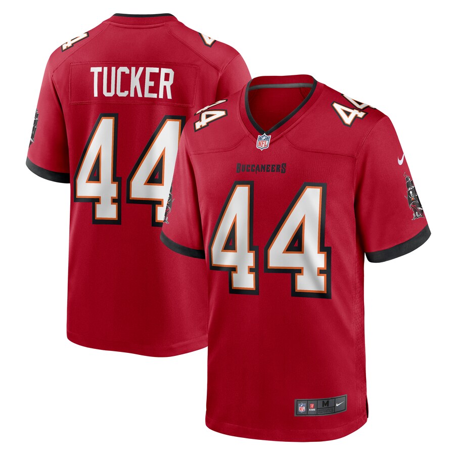 Men's Tampa Bay Buccaneers Sean Tucker Nike  Red  Game Jersey - ujerseystore