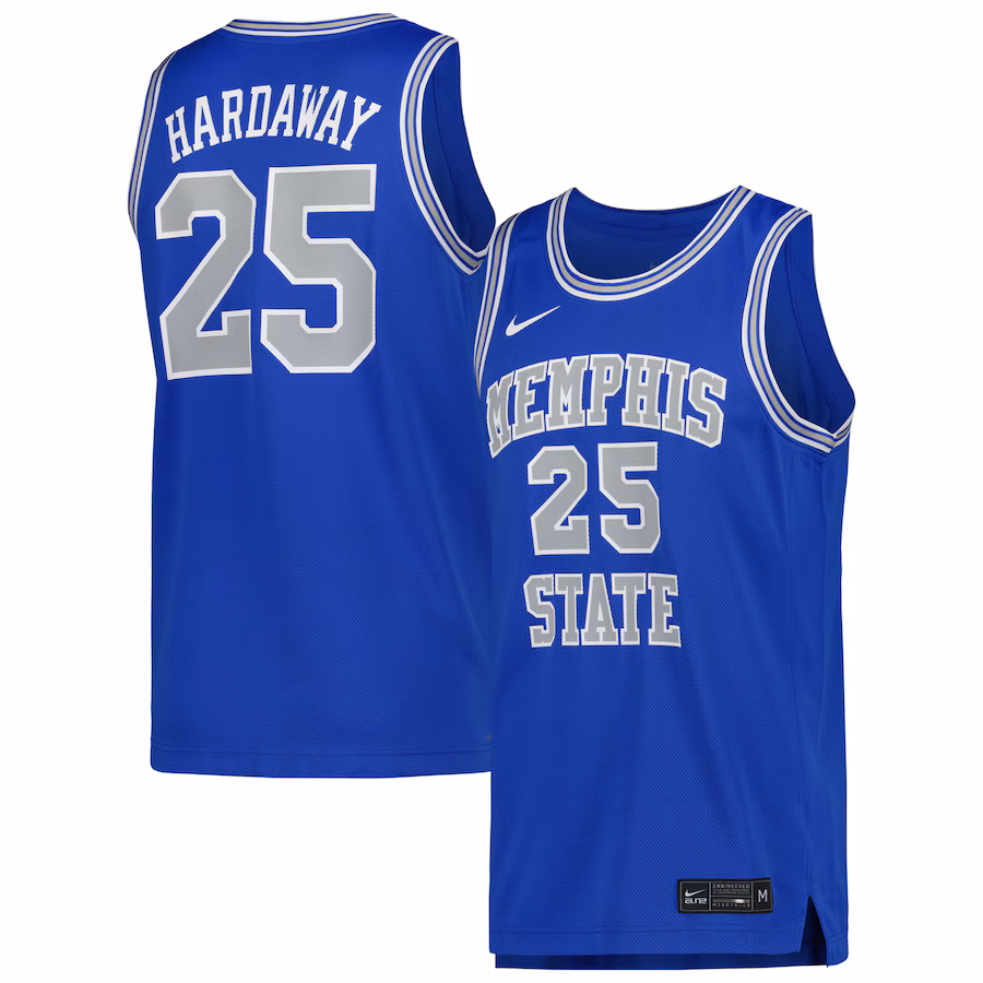 Men's Nike Penny Hardaway Royal Memphis Tigers Retro Performance Basketball Jersey - ujerseystore
