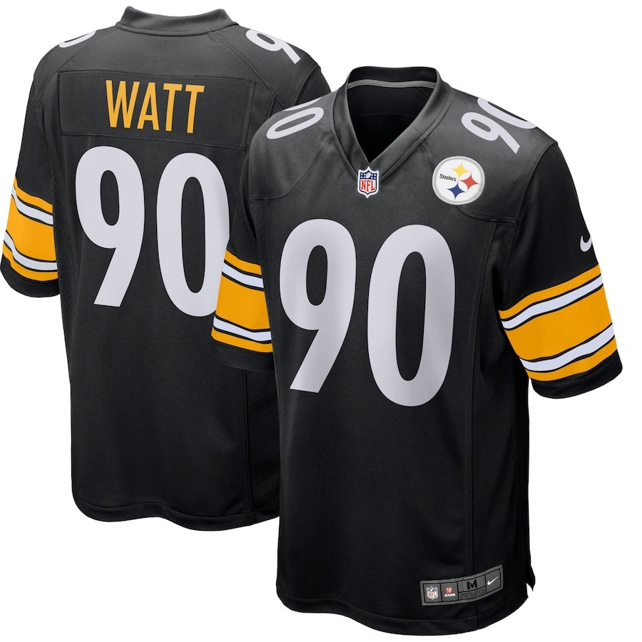 Youth Pittsburgh Steelers T.J. Watt Nike Black Game Jersey - ujerseystore