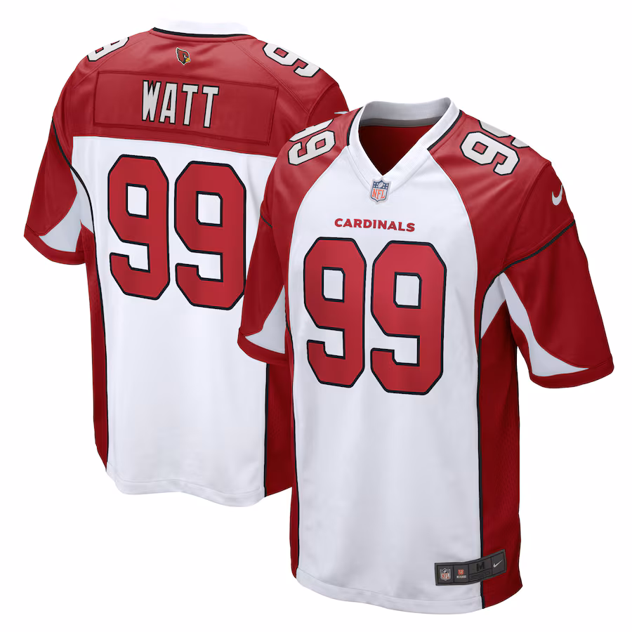 Men's Arizona Cardinals J.J. Watt Nike White Game Jersey - ujerseystore