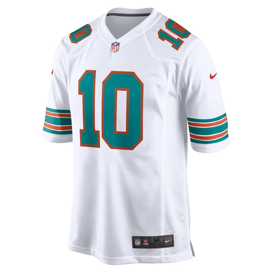 Men's Miami Dolphins Tyreek Hill Nike White Alternate Game Jersey - ujerseystore