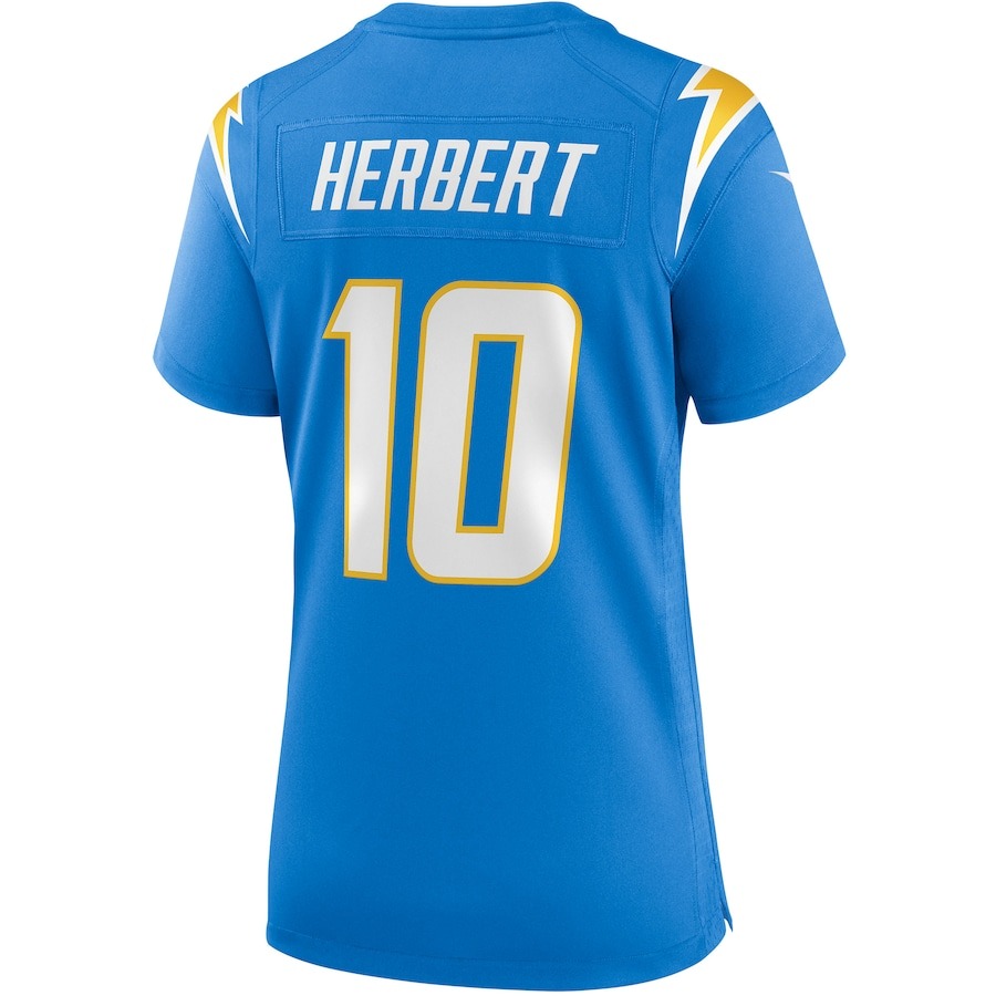 Women's Los Angeles Chargers Justin Herbert Nike Powder Blue Game Jersey - ujerseystore