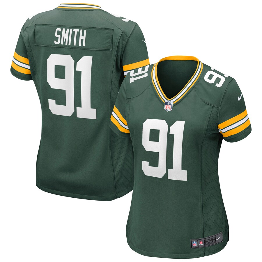 Women's Green Bay Packers Preston Smith Nike Green Game Jersey - ujerseystore