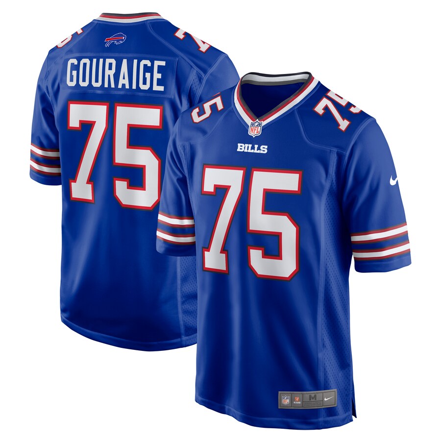 Men's Buffalo Bills Richard Gouraige Nike Royal Team Game Jersey - ujerseystore