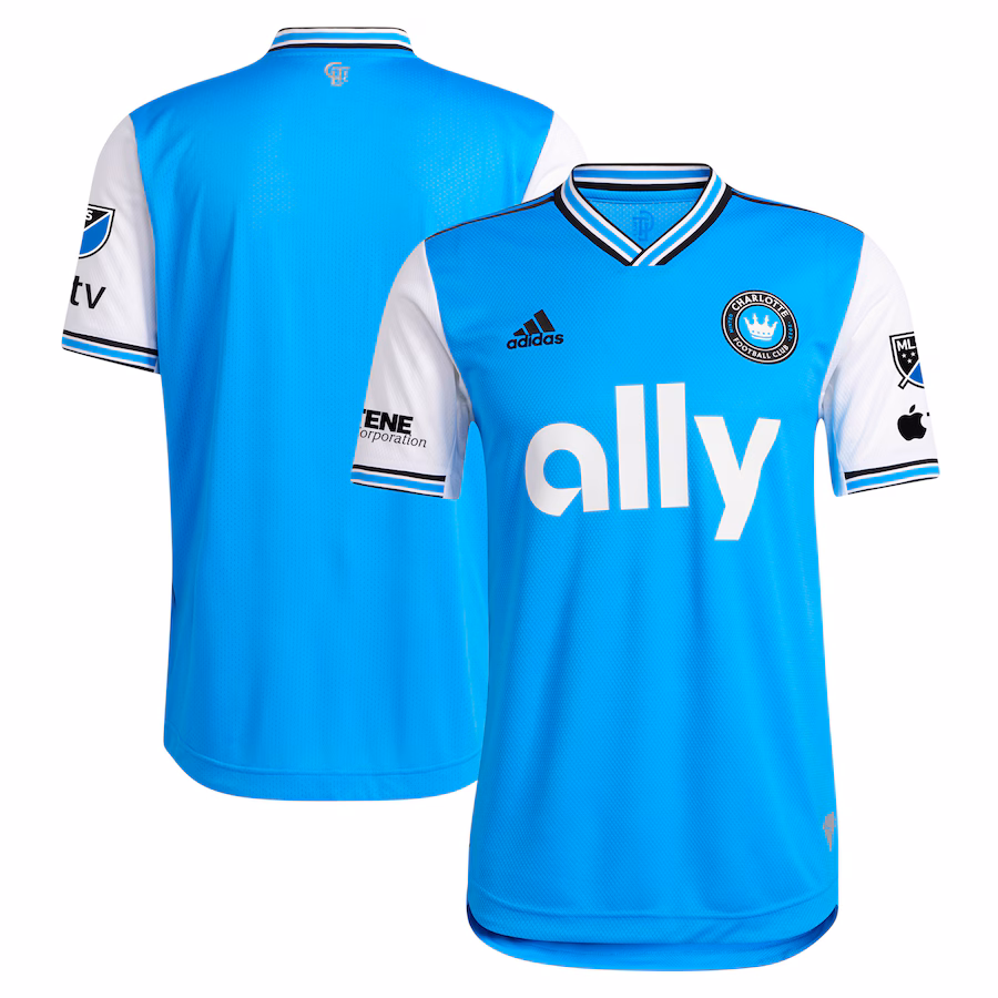 Men's Charlotte FC  adidas Blue 2023 Newly Minted Authentic Jersey - ujerseystore