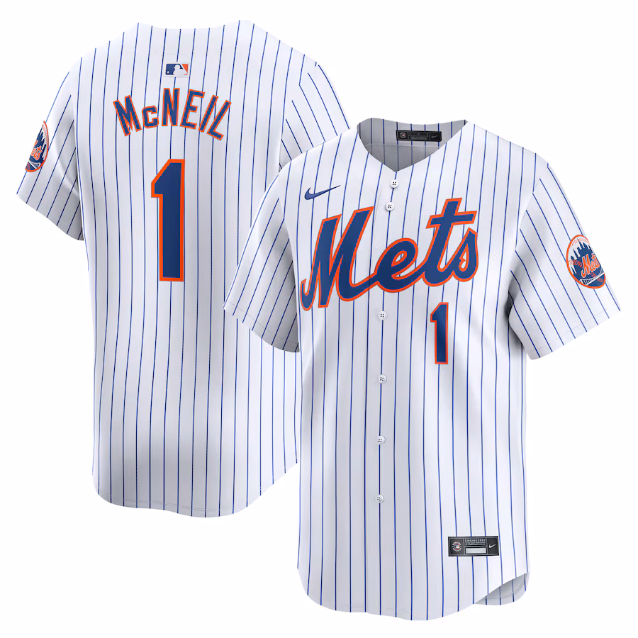Men's New York Mets Jeff McNeil Nike White Home Limited Player Jersey - ujerseystore