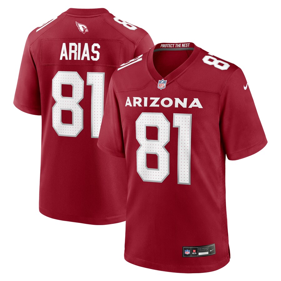 Men's Arizona Cardinals Daniel Arias Nike  Cardinal Team Game Jersey - ujerseystore