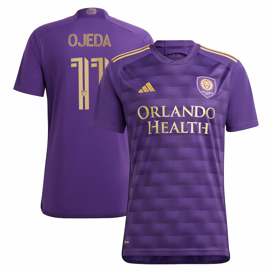 Men's Orlando City SC Martín Ojeda adidas Purple 2023 The Wall Kit Replica Player Jersey - ujerseystore
