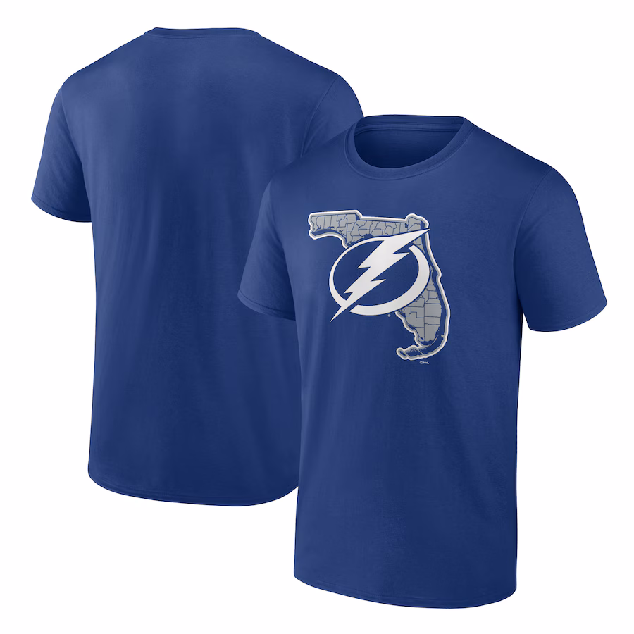 Men's Tampa Bay Lightning Blue Sunshine State T-Shirt - ujerseystore