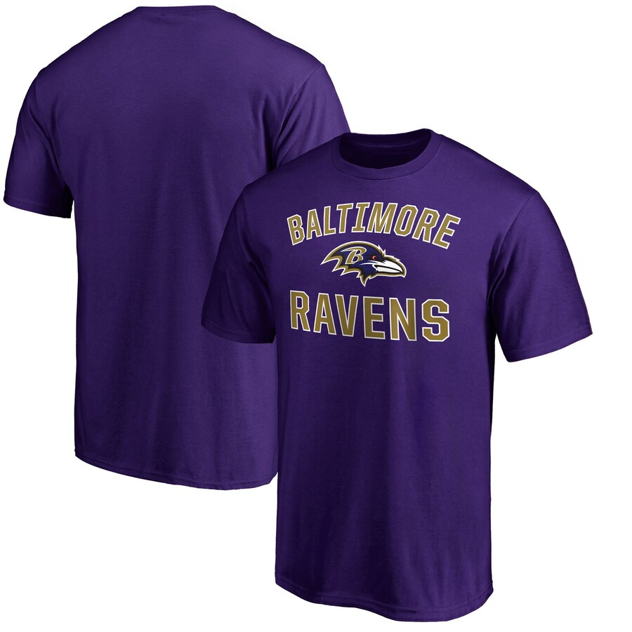 Men's Baltimore Ravens Purple Victory Arch T-Shirt - ujerseystore