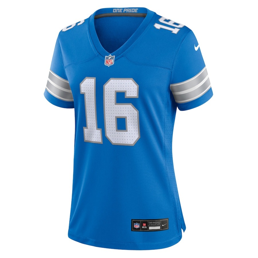 Women's Detroit Lions Jared Goff Nike Blue Game Jersey - ujerseystore