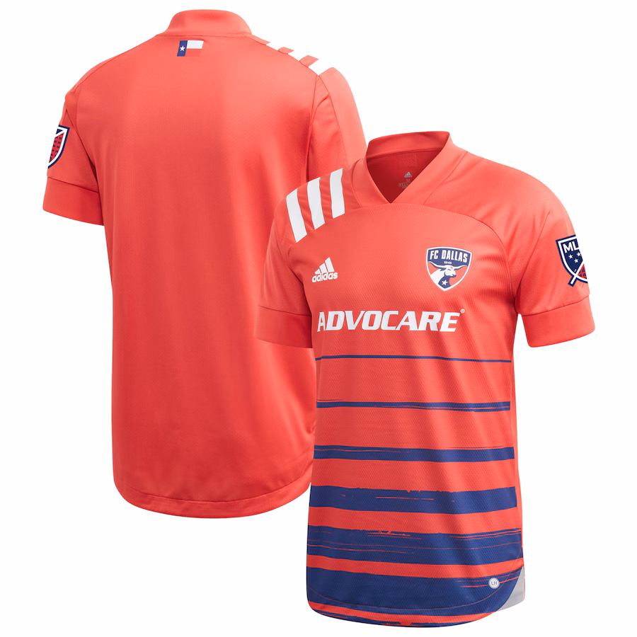 Men's FC Dallas adidas Red 2020 Legacy EQT Authentic Jersey - ujerseystore