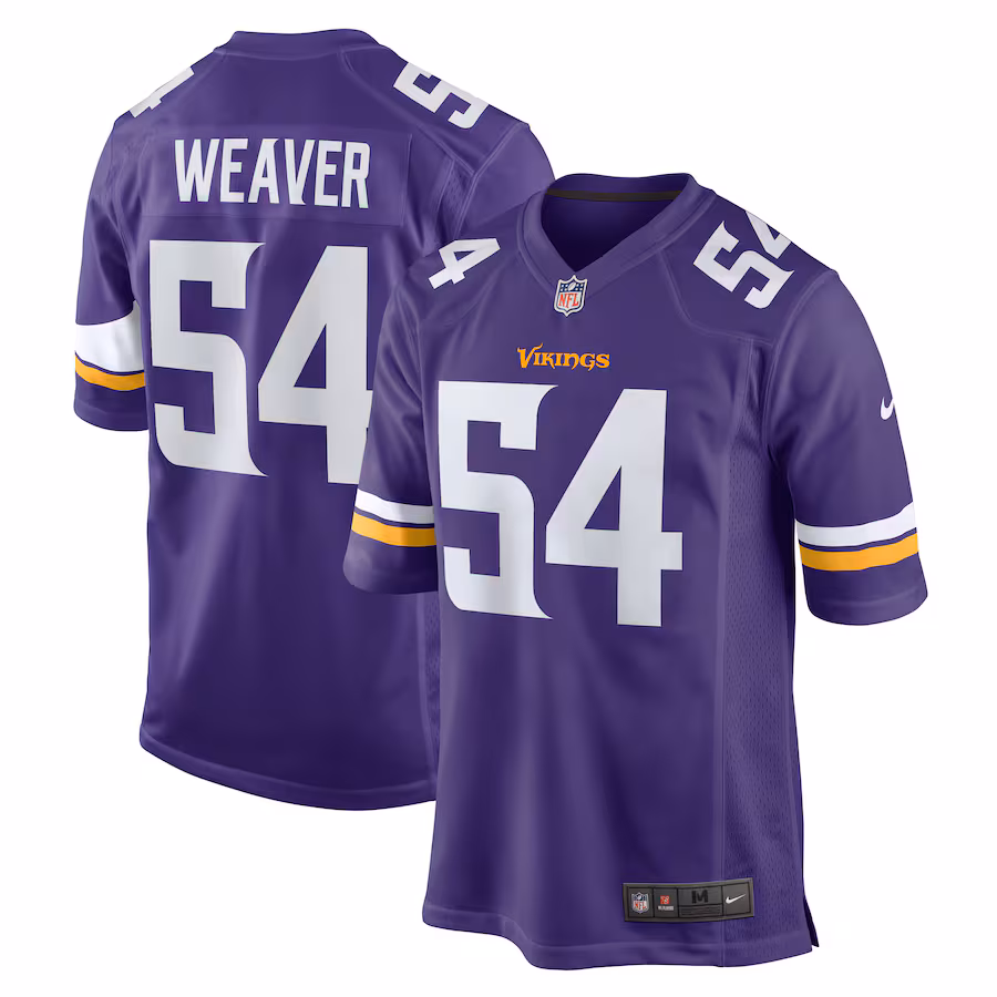 Men's Minnesota Vikings Curtis Weaver Nike Purple Home Game Jersey - ujerseystore