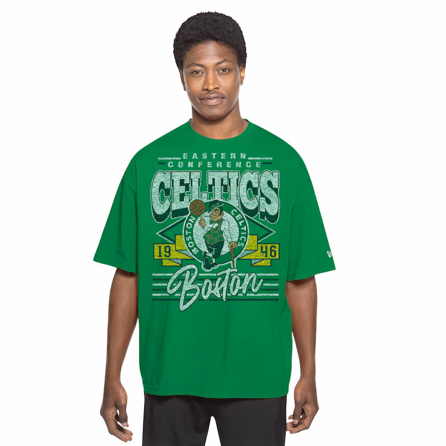 Men's Boston Celtics New Era Kelly Green Sport Classics T-Shirt - ujerseystore