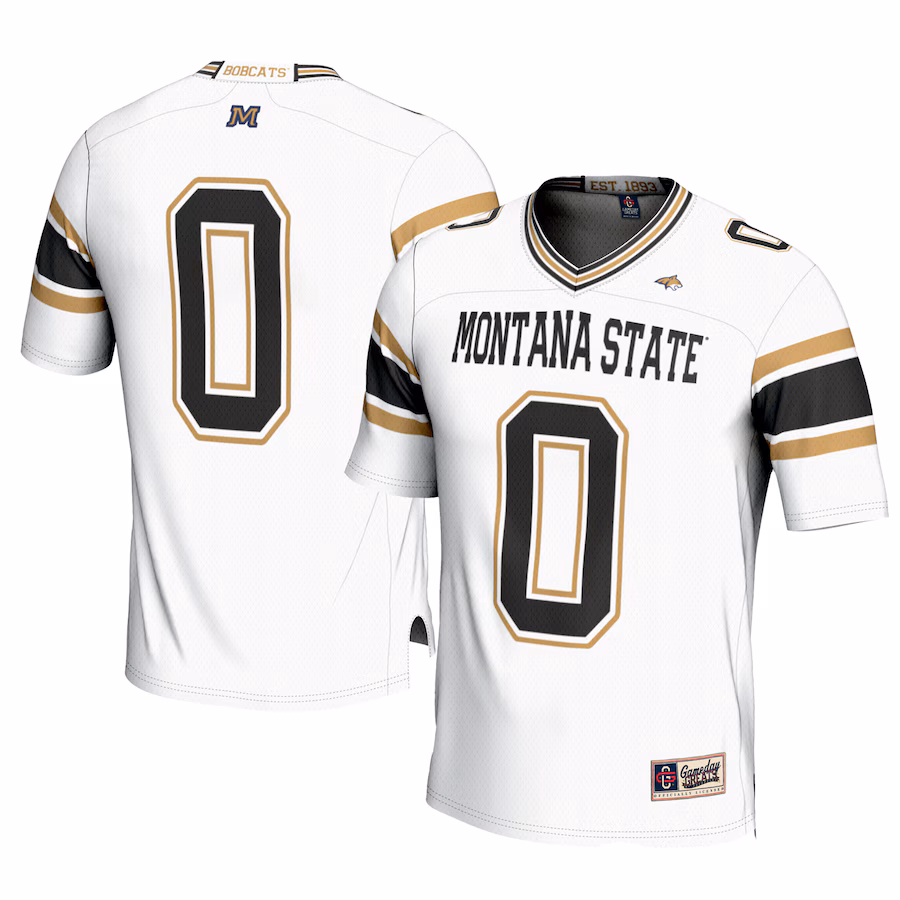 Youth GameDay Greats #1 White Montana State Bobcats Football Jersey - ujerseystore