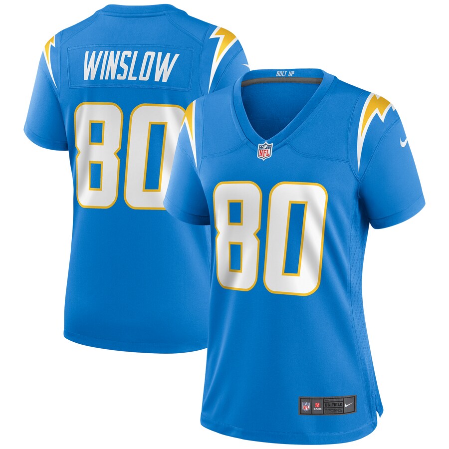 Women's Los Angeles Chargers Kellen Winslow Nike Powder Blue Game Retired Player Jersey - ujerseystore
