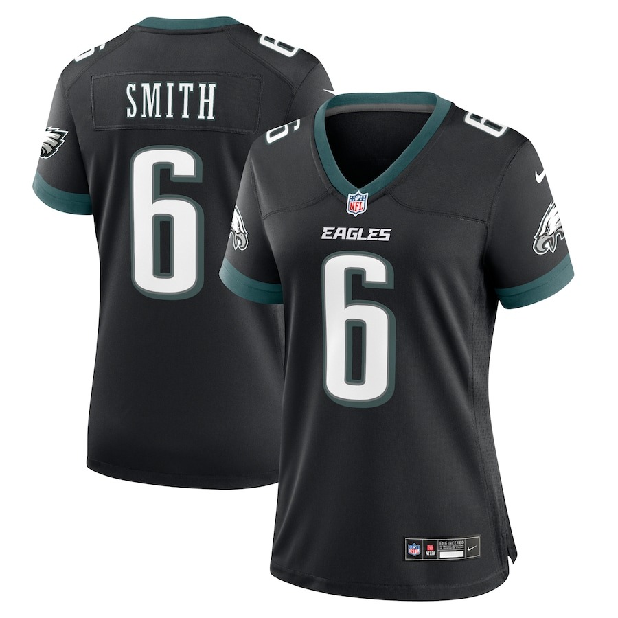 Women's Philadelphia Eagles DeVonta Smith Nike Black Alternate Game Jersey - ujerseystore