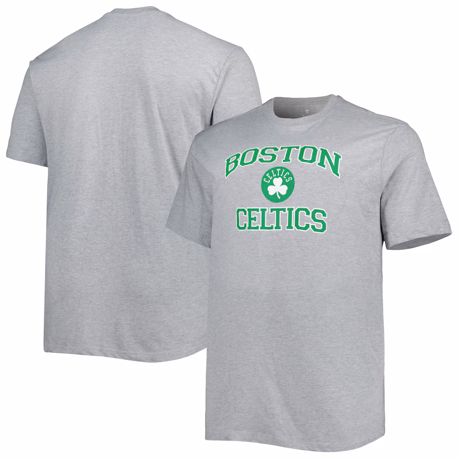 Men's Boston Celtics Black Big & Tall Heart & Soul T-Shirt - ujerseystore