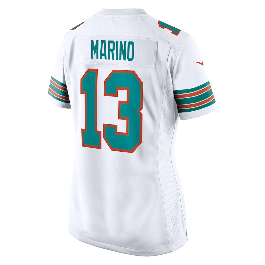 Women's Miami Dolphins Dan Marino Nike White Retired Player Jersey - ujerseystore