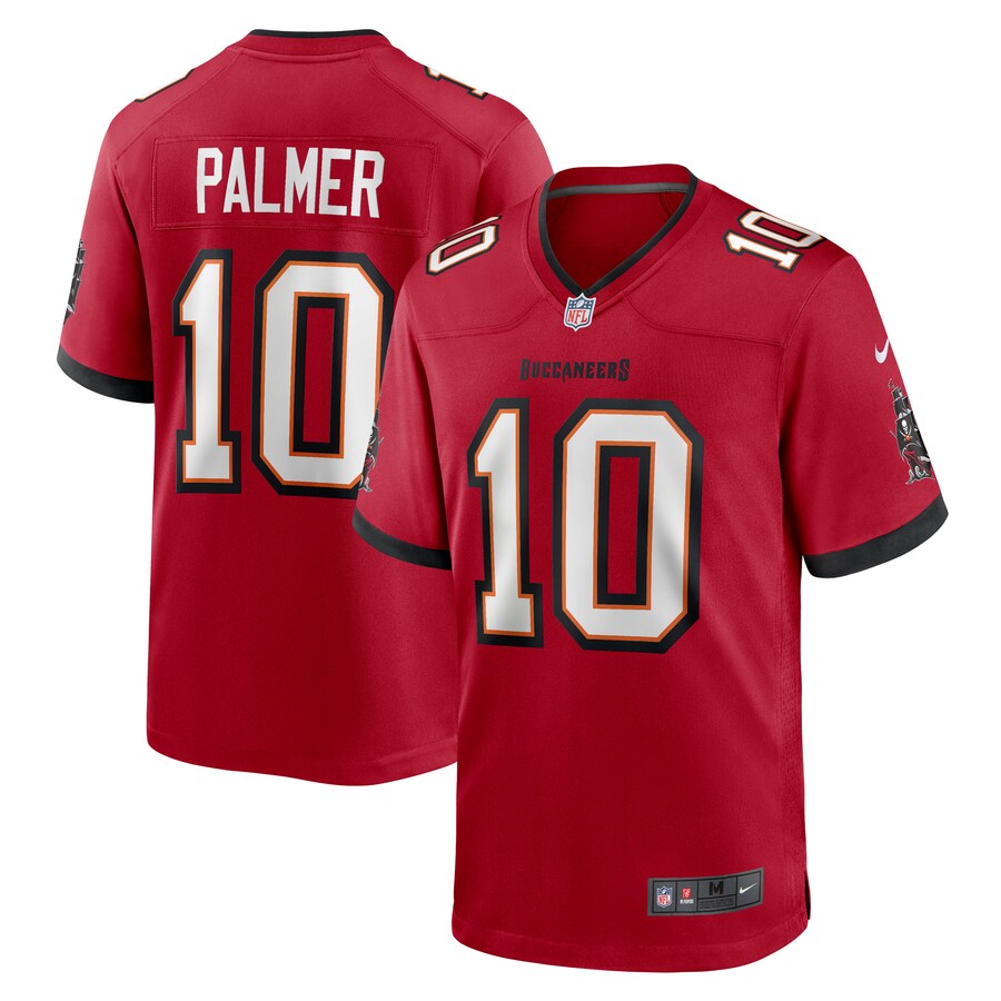 Men's Tampa Bay Buccaneers Trey Palmer Nike  Red  Game Jersey - ujerseystore