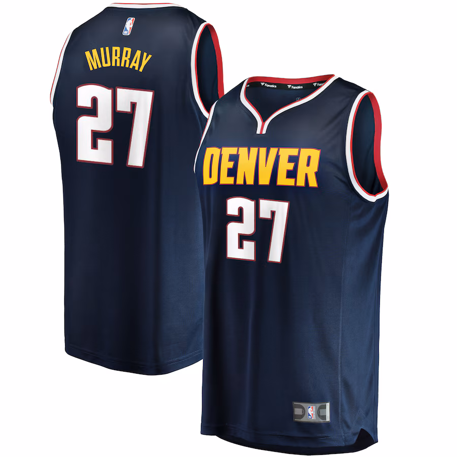 Men's Denver Nuggets Jamal Murray Fanatics Blue Fast Break Replica Jersey - Icon Edition - ujerseystore