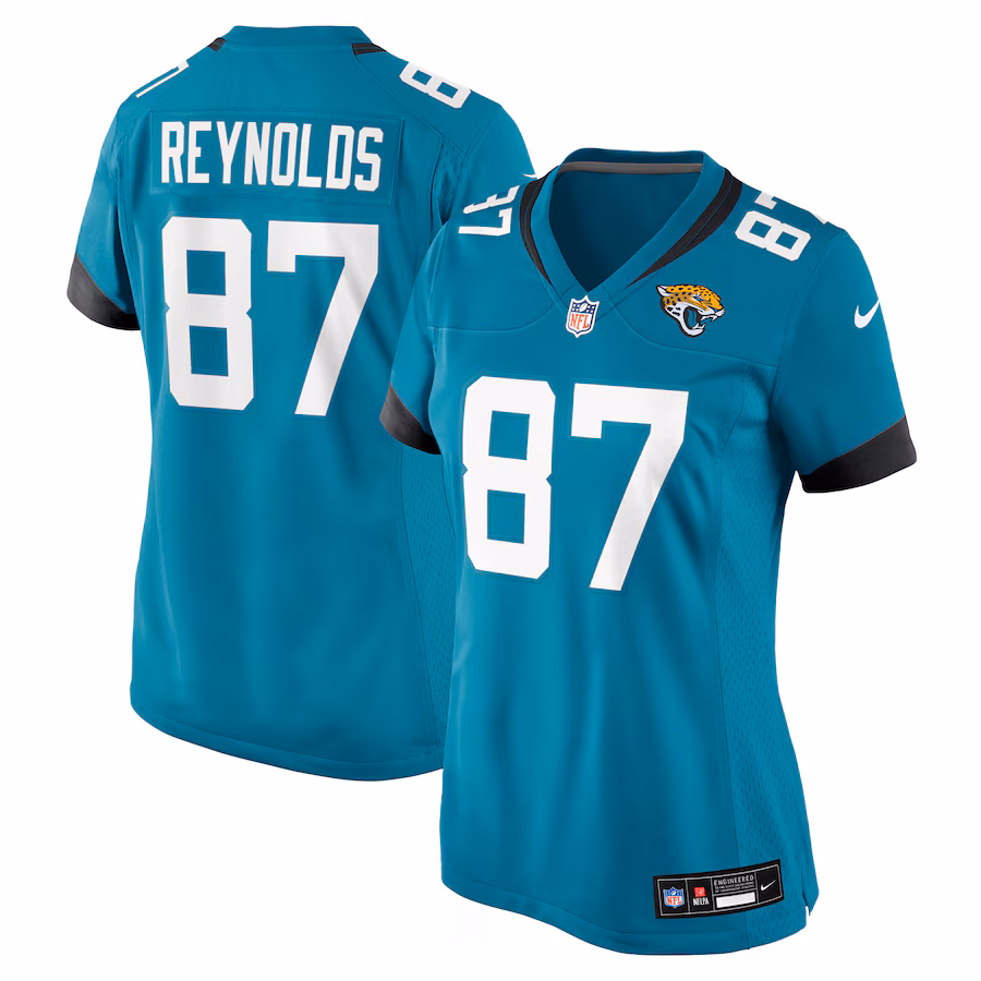 Women's Jacksonville Jaguars Josh Reynolds Nike Teal Team Game Jersey - ujerseystore