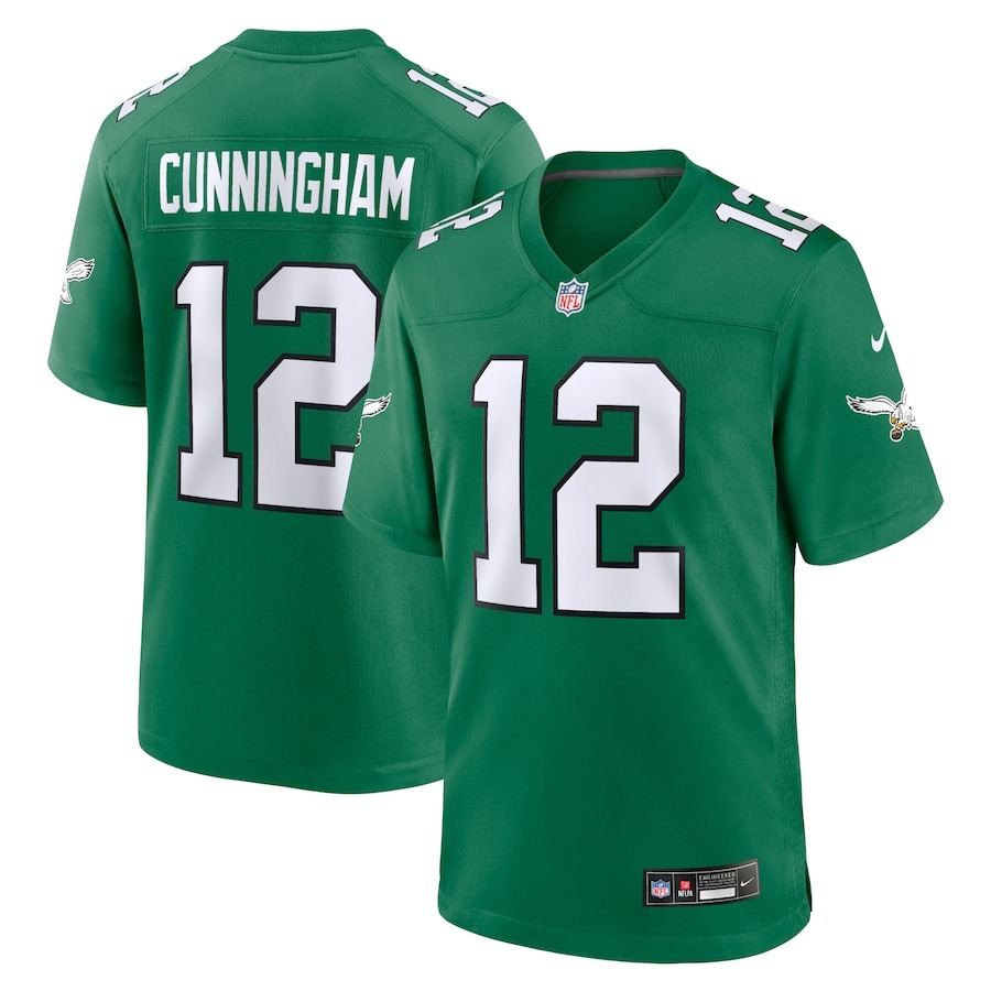 Men's Philadelphia Eagles Randall Cunningham Nike Kelly Green Alternate Retired Player Game Jersey - ujerseystore