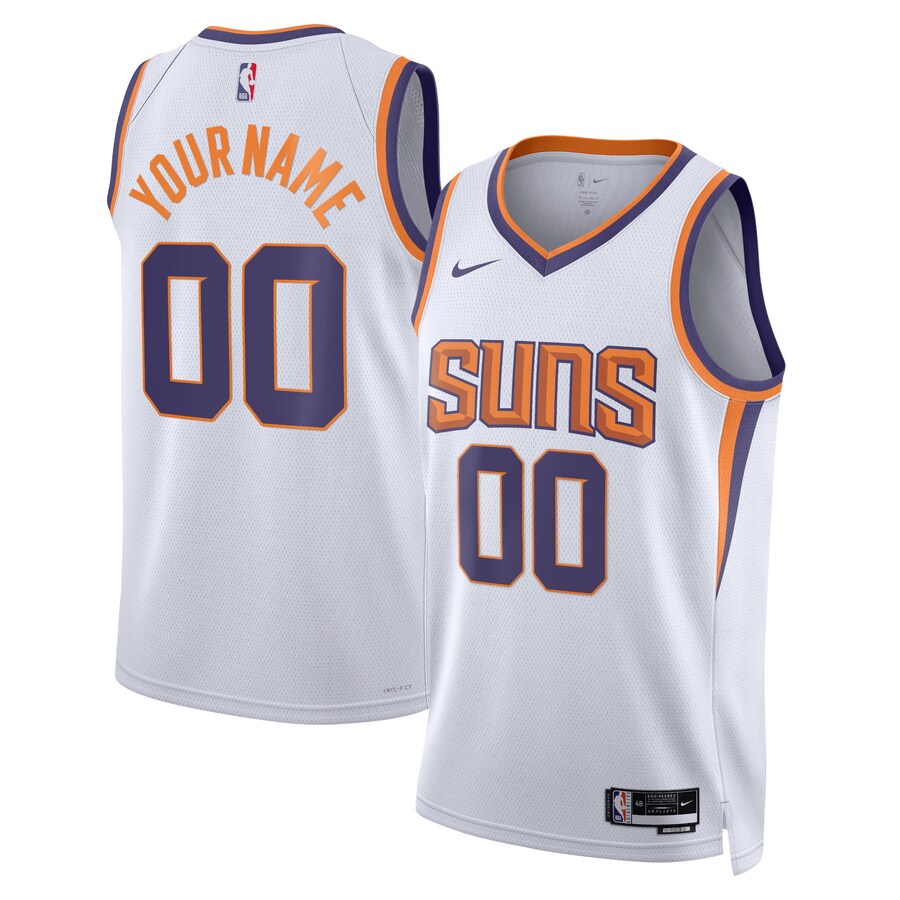 Unisex Phoenix Suns Nike White 2022/23 Swingman Custom Jersey - Association Edition - ujerseystore