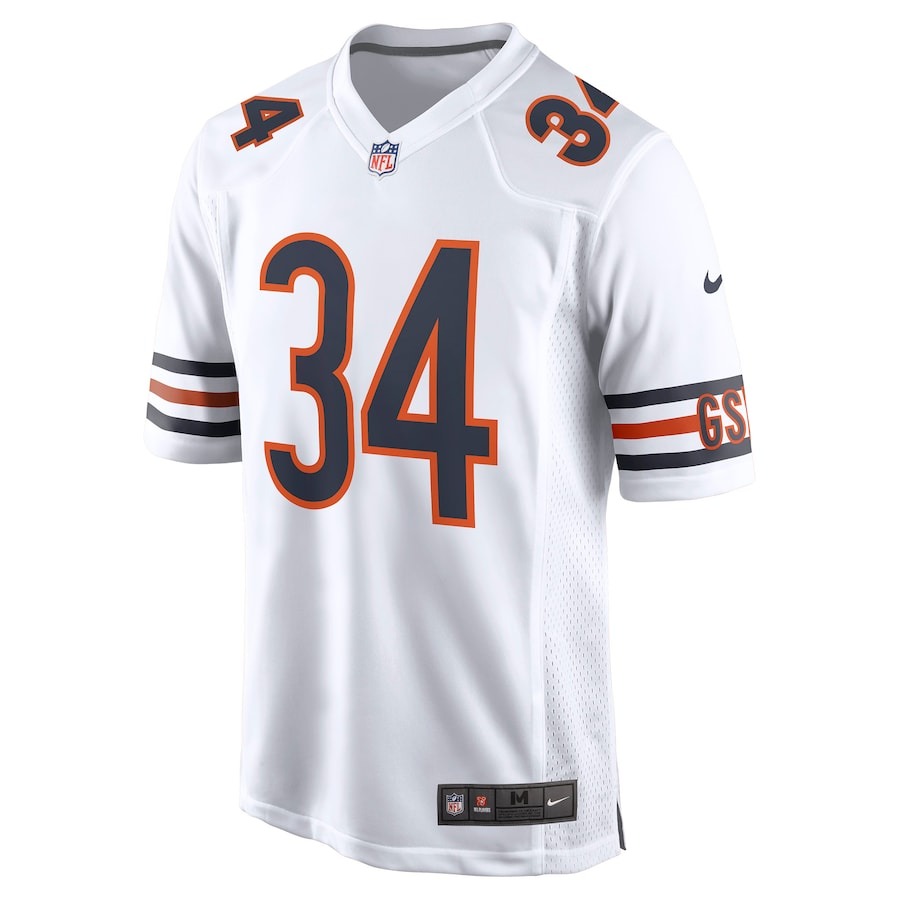 Men's Chicago Bears Walter Payton Nike White Retired Player Away Game Jersey - ujerseystore