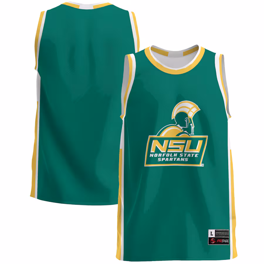 Men's GameDay Greats  Green Norfolk State Spartans  Lightweight Basketball Jersey - ujerseystore