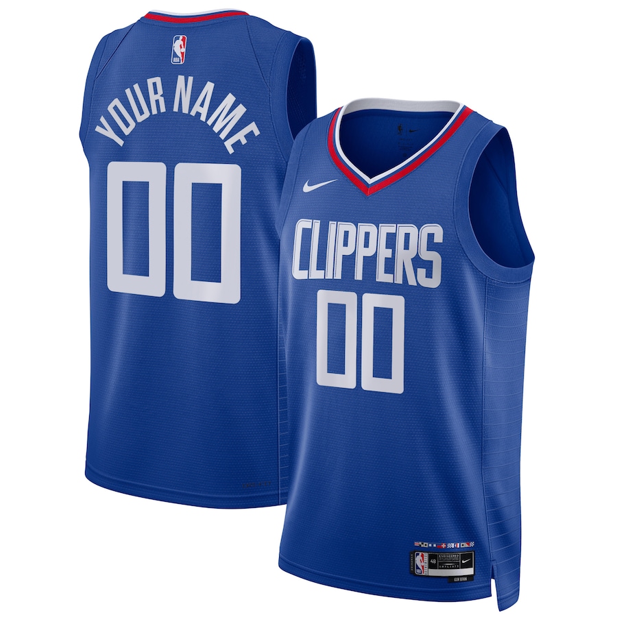 Unisex LA Clippers Nike Royal Swingman Custom Jersey - Icon Edition - ujerseystore