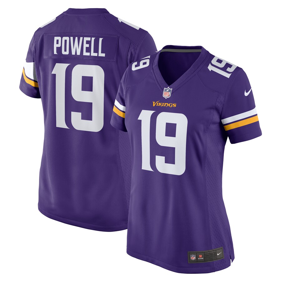 Women's Minnesota Vikings Brandon Powell Nike Purple Game Jersey - ujerseystore