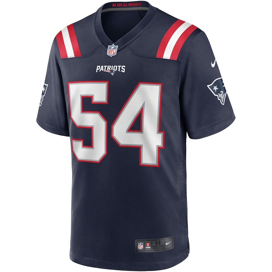 Men's New England Patriots Tedy Bruschi Nike Navy Game Retired Player Jersey - ujerseystore
