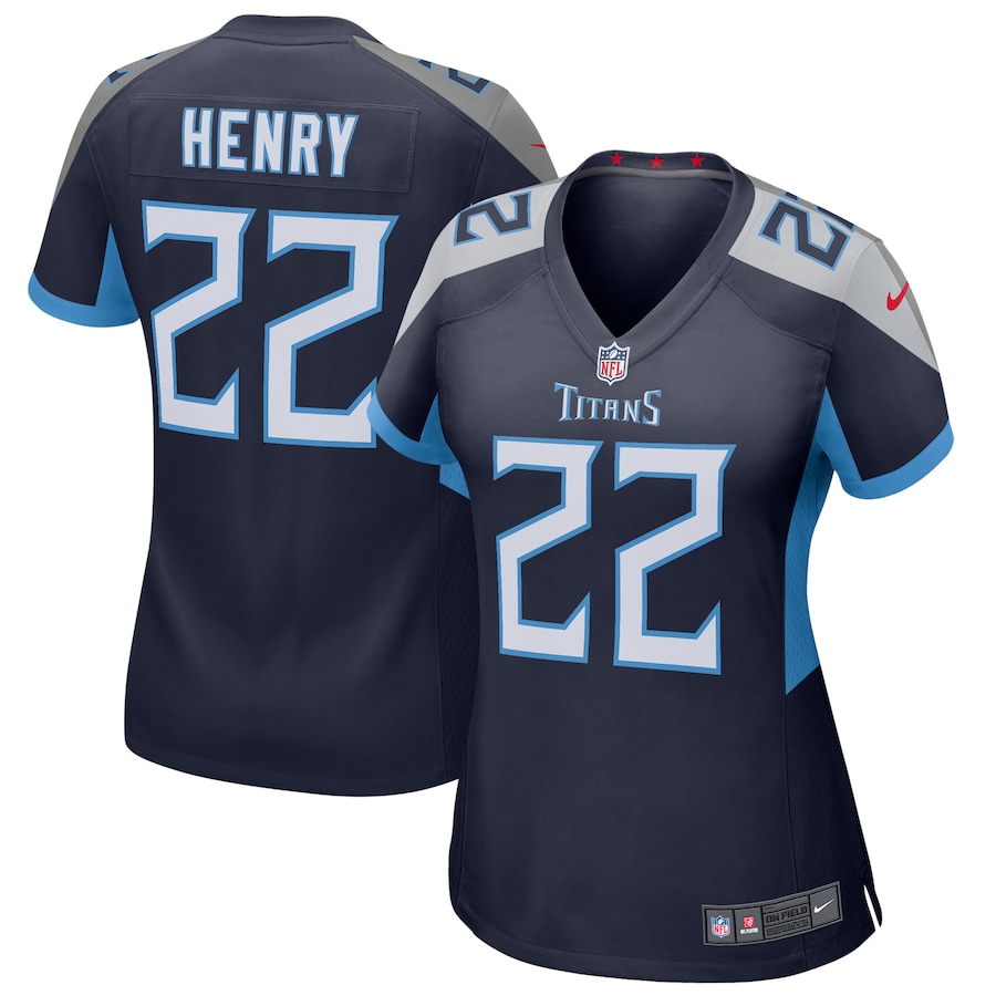 Women's Nike Derrick Henry Navy Tennessee Titans Game Jersey - ujerseystore