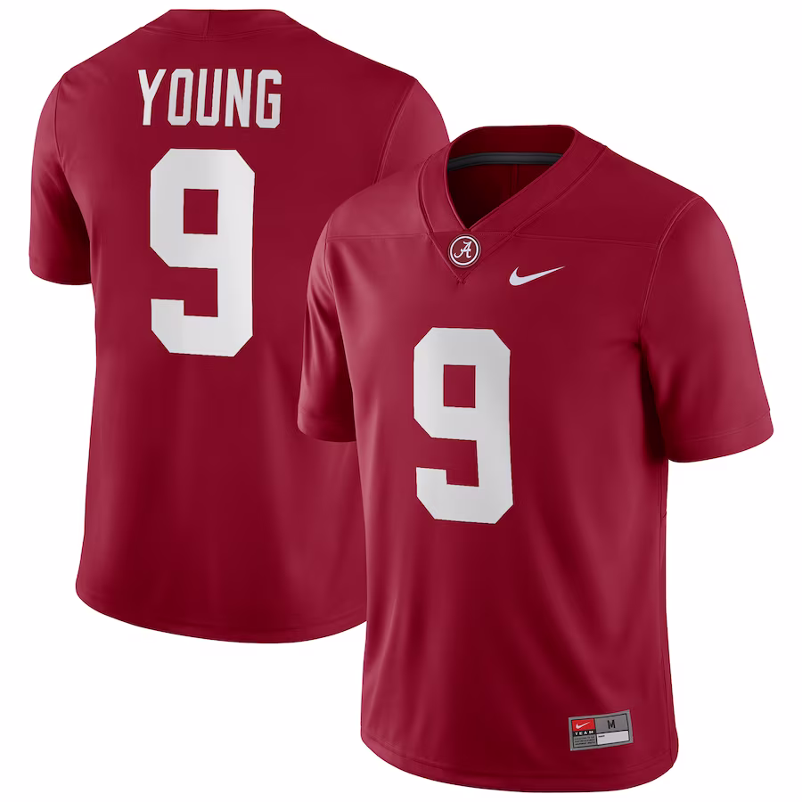 Bryce Young Alabama Crimson Tide Nike Player Game Jersey - Crimson - ujerseystore