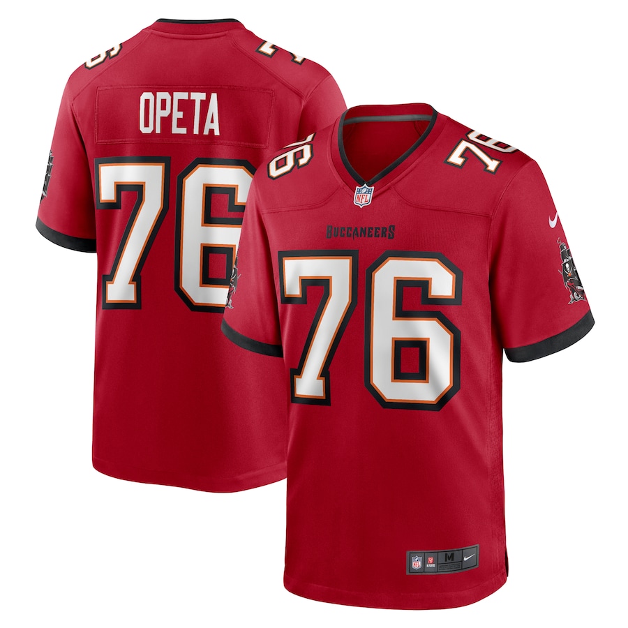 Men's Tampa Bay Buccaneers Iosua Opeta Nike  Red  Game Jersey - ujerseystore