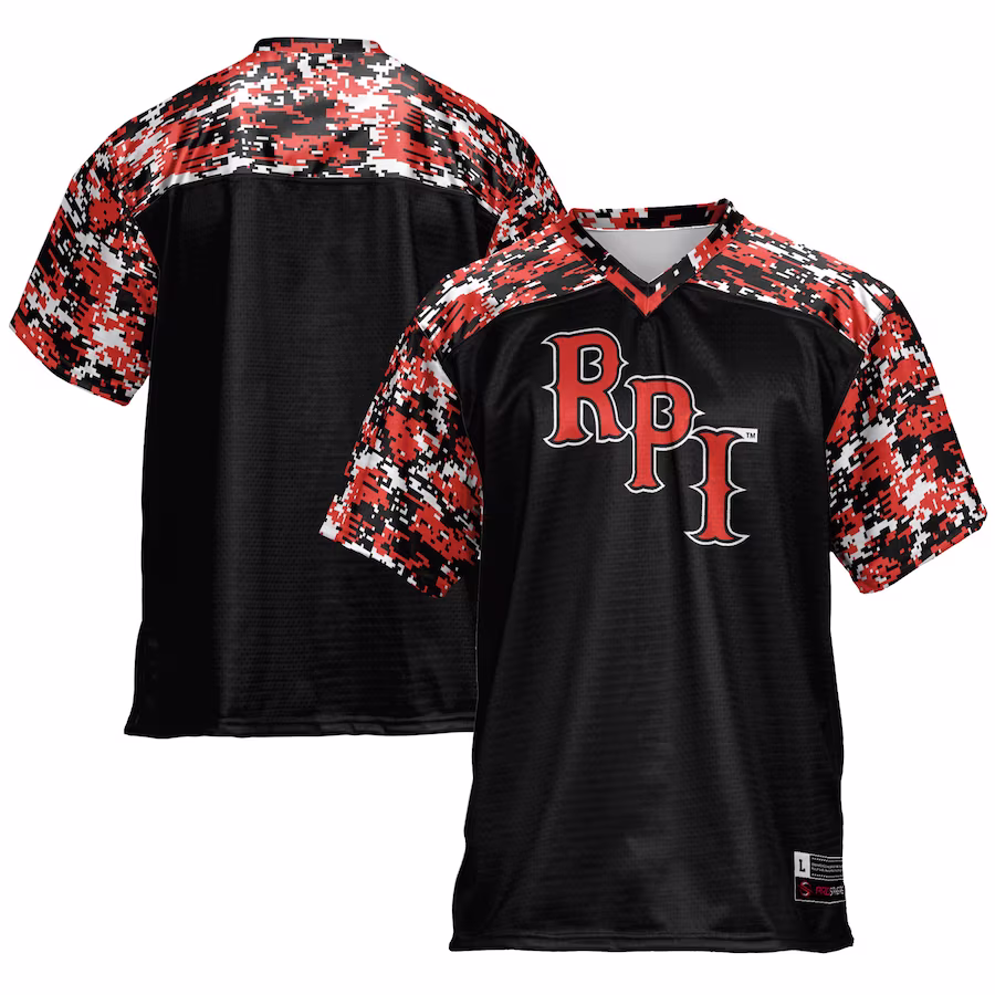 Rensselaer Polytechnic Institute Engineers GameDay Greats Football Jersey - Black - ujerseystore