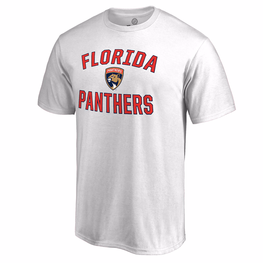 Men's Florida Panthers Victory Arch White T-Shirt - ujerseystore