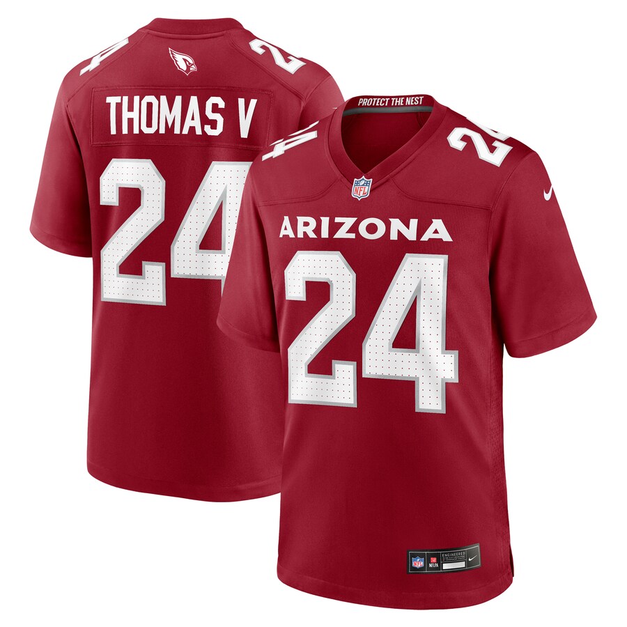 Men's Arizona Cardinals Starling Thomas V Nike  Cardinal Team Game Jersey - ujerseystore