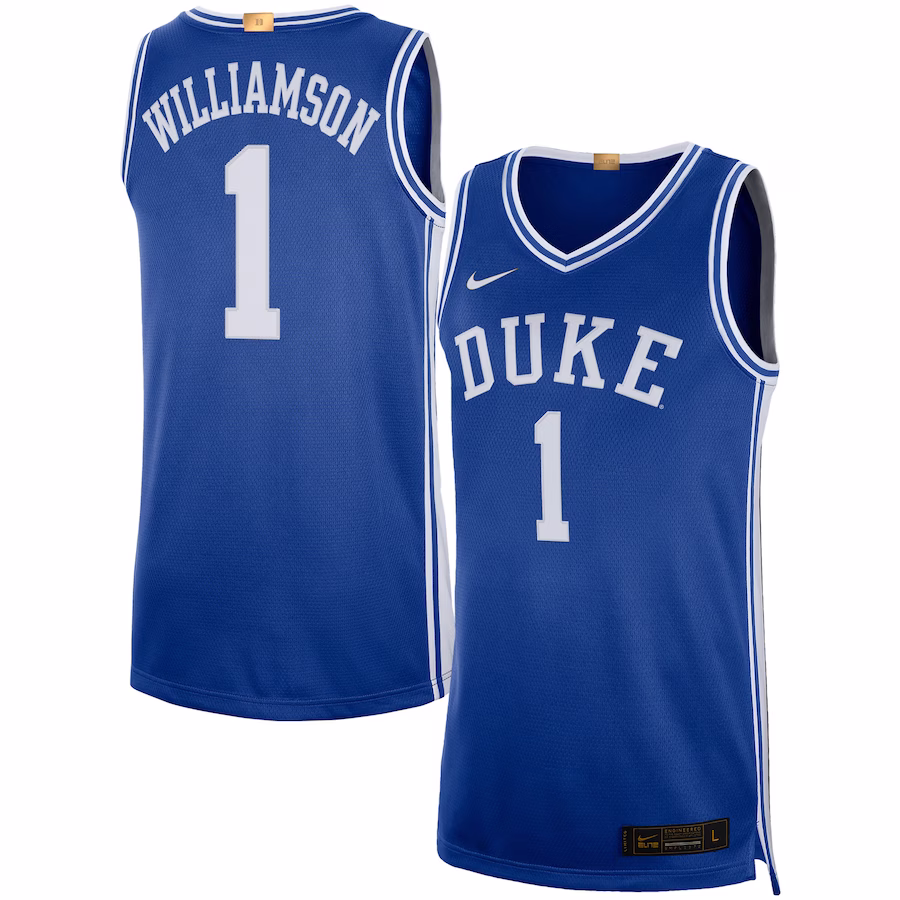 Zion Williamson Duke Blue Devils Nike Alumni Player Limited Basketball Jersey - Royal - ujerseystore