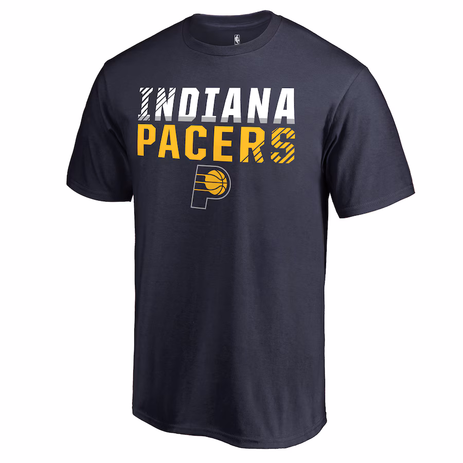 Men's Indiana Pacers Navy Fade Out T-Shirt - ujerseystore