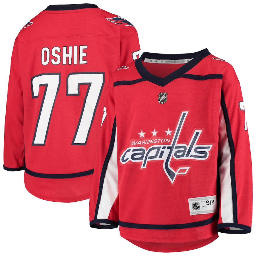 Youth Washington Capitals TJ Oshie Red Home Player Replica Jersey - ujerseystore