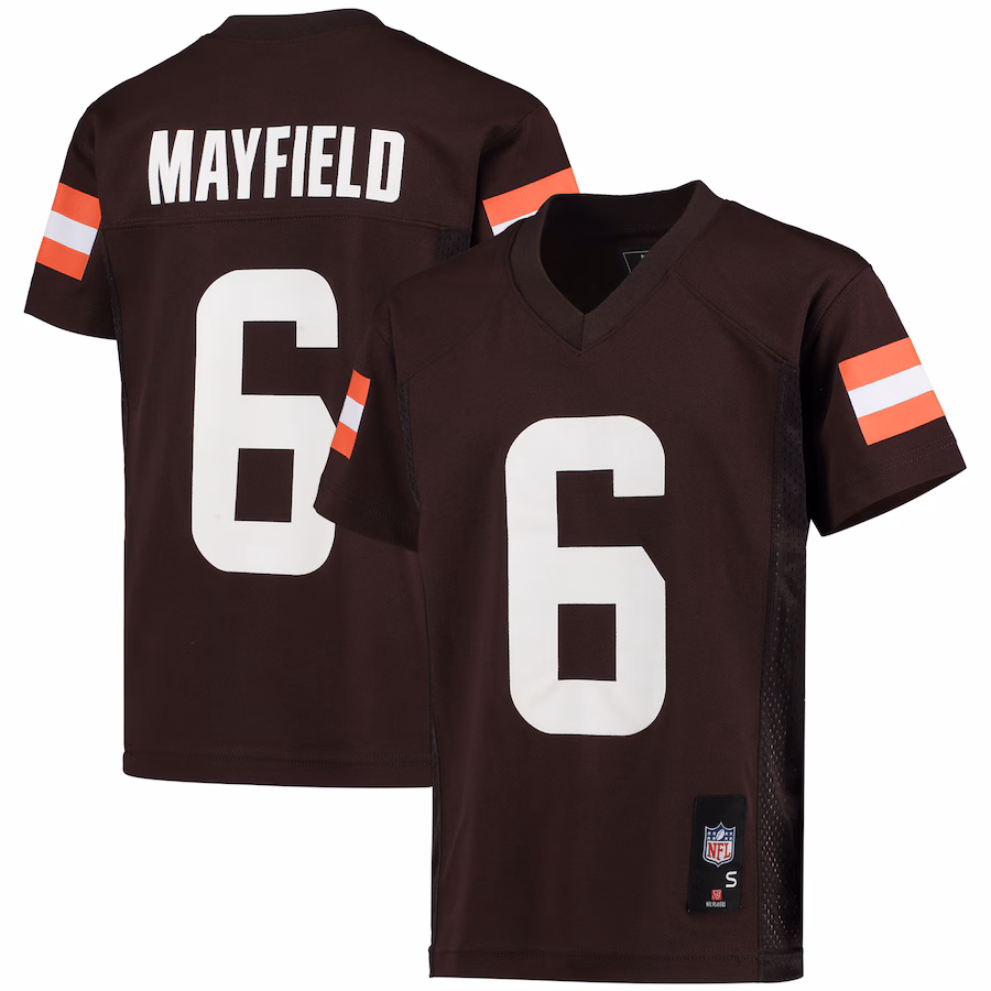 Youth Cleveland Browns Baker Mayfield Brown Replica Player Jersey - ujerseystore