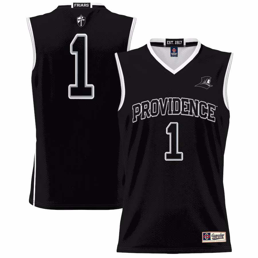 #1 Providence Friars GameDay Greats Youth Lightweight Basketball Jersey - Black - ujerseystore
