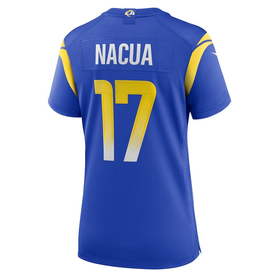 Women's Los Angeles Rams Puka Nacua Nike Royal Home Game Jersey - ujerseystore