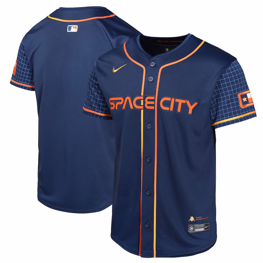 Youth Houston Astros  Nike Navy City Connect Limited Jersey - ujerseystore