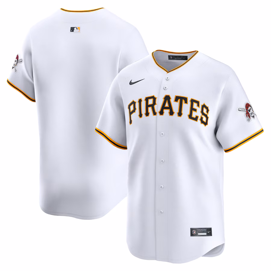 Youth Pittsburgh Pirates Nike White Home Limited Jersey - ujerseystore